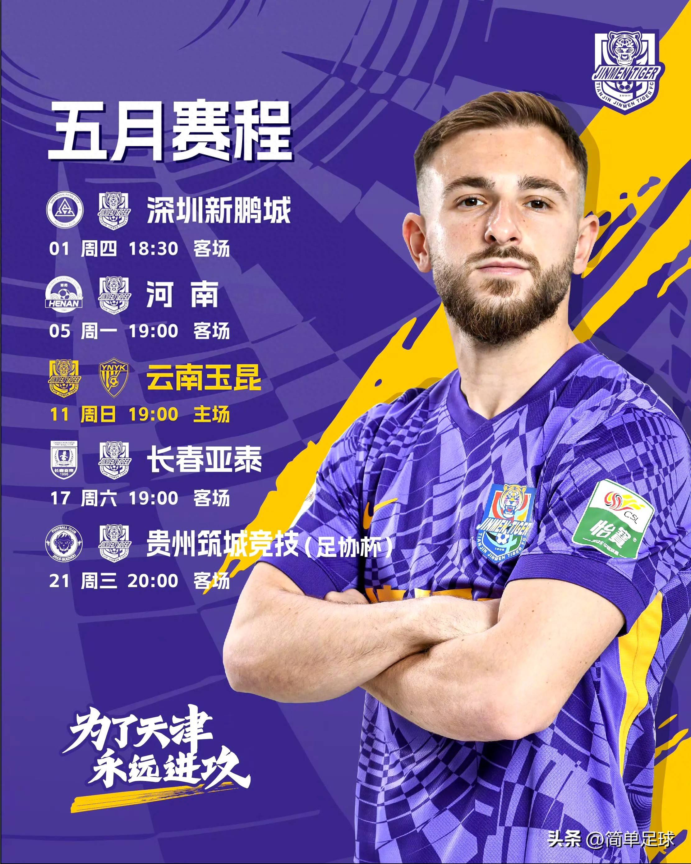 包含战略性放弃？天津津门虎0-2负中甲队，名记曝内幕：为拼申花做准备的词条